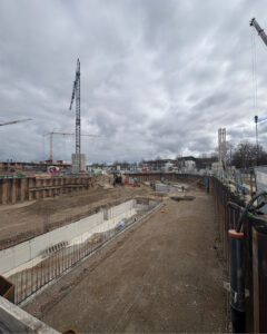 Baustellenupdate Illerpark Living Neu-Ulm Kranaufstellung