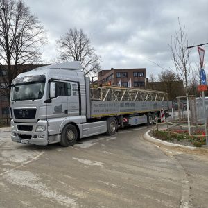Baustellenupdate Illerpark Living Neu-Ulm Kranaufstellung